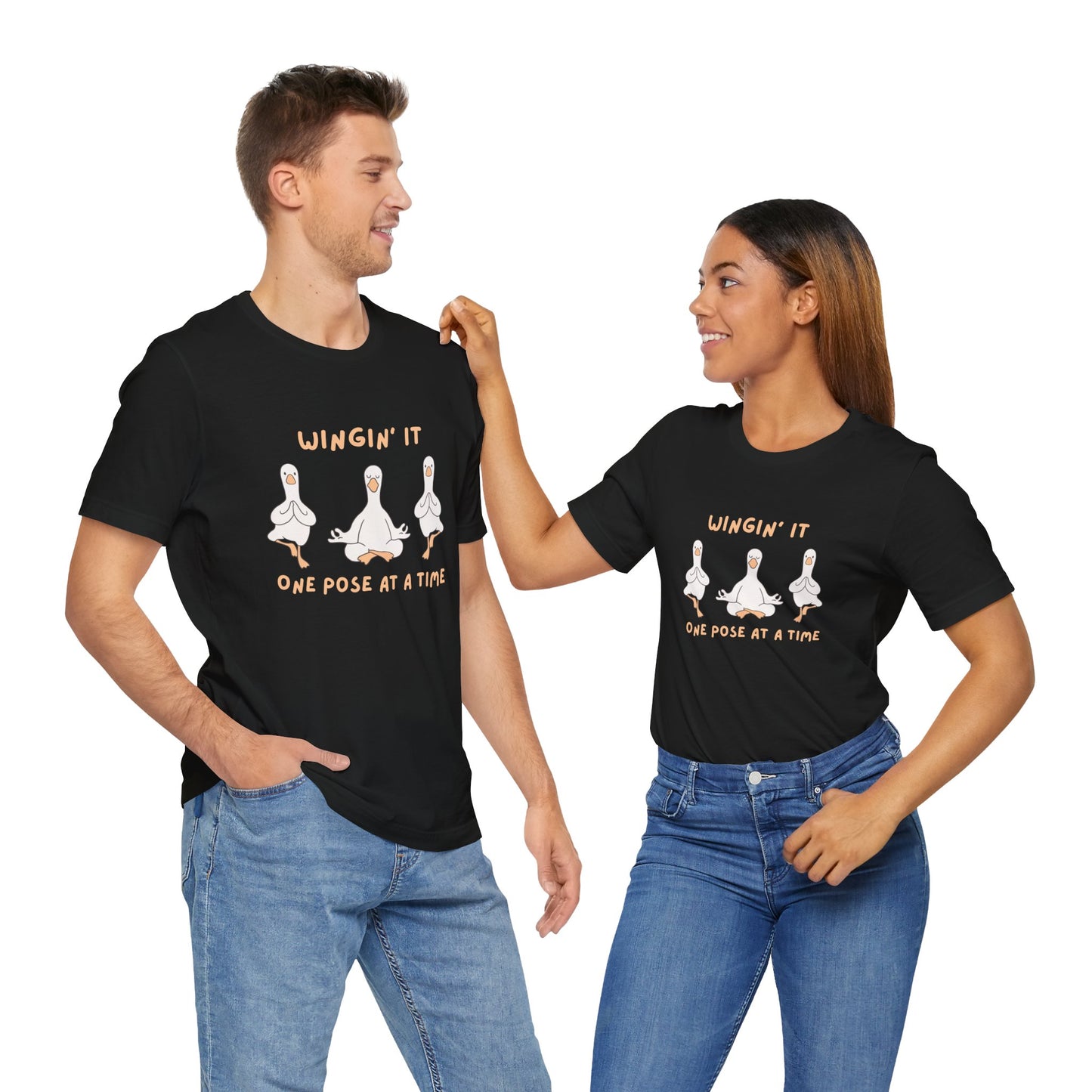 Winging It one pose at a time Silly Goose Tee
