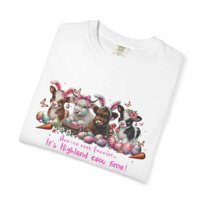 Moo-ve over Bunnies "It's Highland Cow Time!" | Unisex Tee