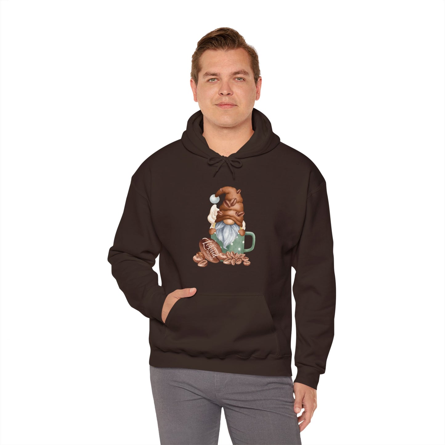 Coffee Gnome Unisex Hoodie, Cozy Sweatshirt for Coffee Lovers, Perfect Gift for Birthdays, Holidays, Gnome Merchandise, Cute Apparel