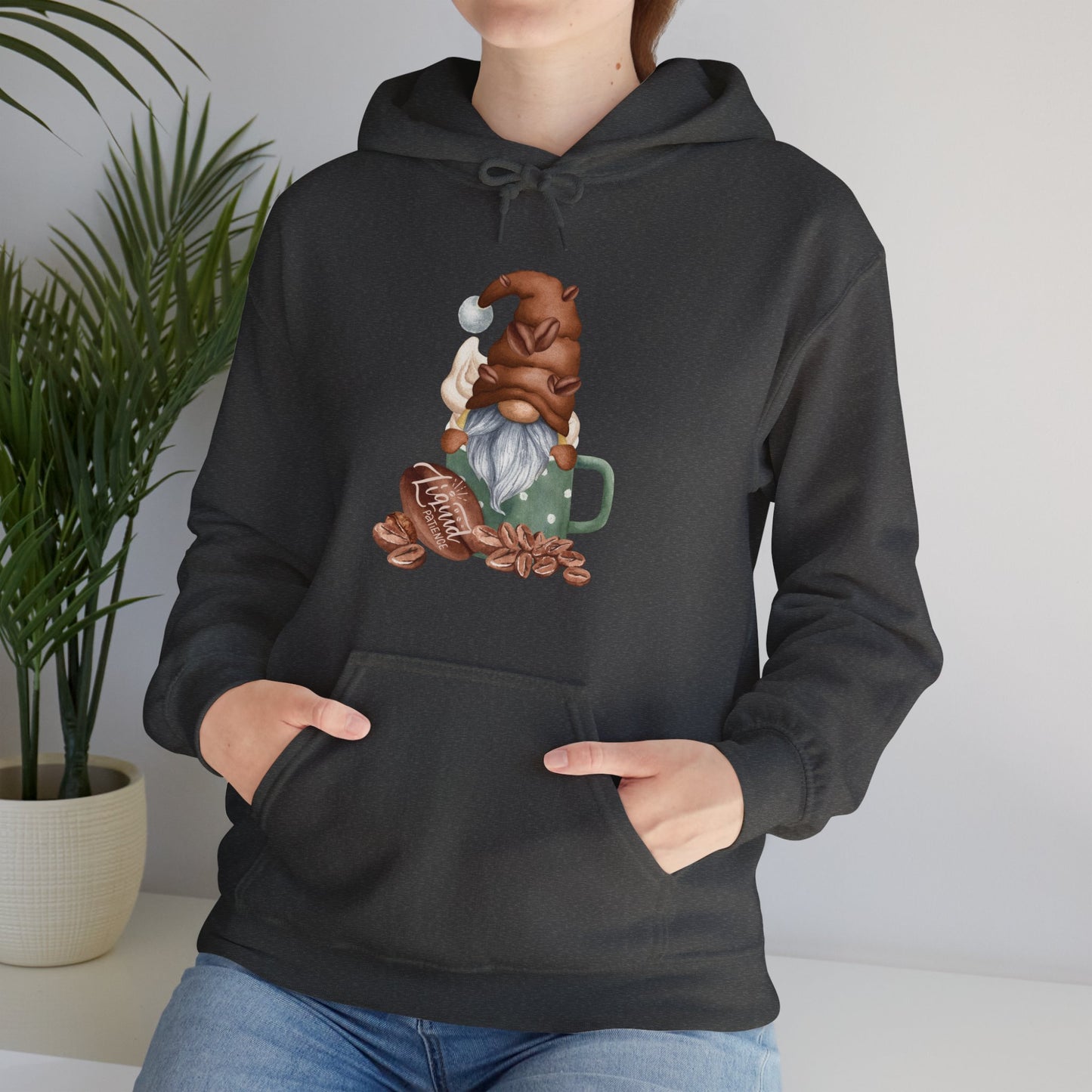 Coffee Gnome Unisex Hoodie, Cozy Sweatshirt for Coffee Lovers, Perfect Gift for Birthdays, Holidays, Gnome Merchandise, Cute Apparel