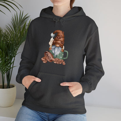 Coffee Gnome Unisex Hoodie, Cozy Sweatshirt for Coffee Lovers, Perfect Gift for Birthdays, Holidays, Gnome Merchandise, Cute Apparel