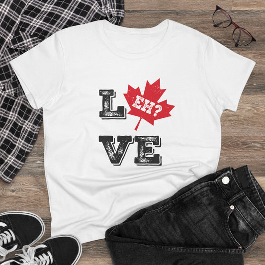 Love, Eh? Canada Edition, Women's Semi Fit Tee