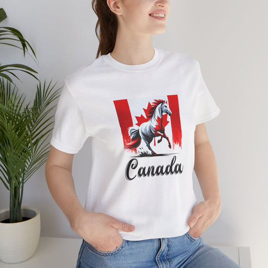 Galloping Proud: Canadian Horse Unisex Tee