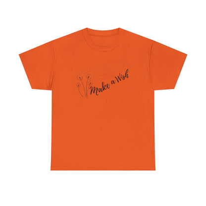 Make a Wish T-shirt, dandelion seeds tee