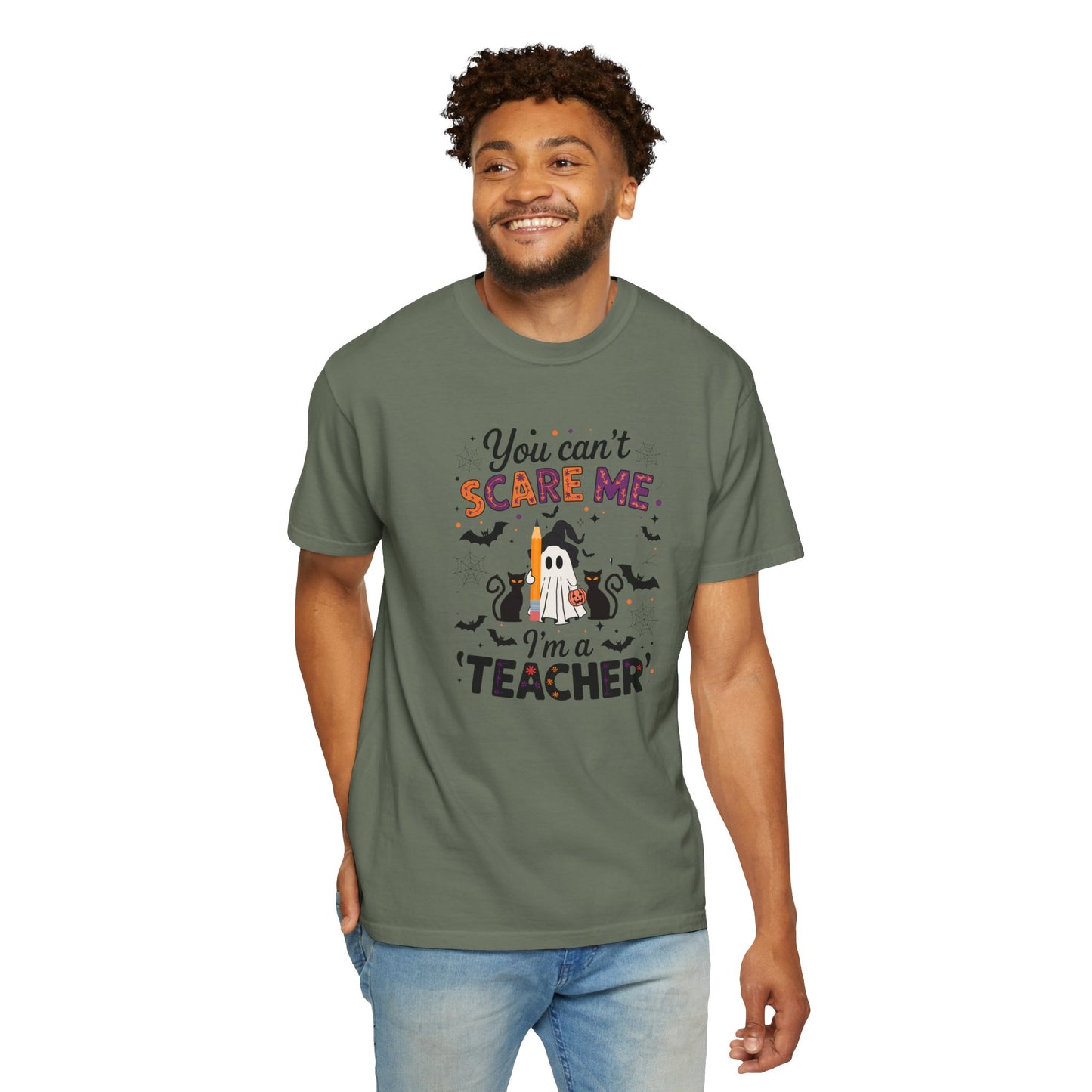 Spooky Teacher T-Shirt - Perfect for Halloween, Teacher Gifts, Classroom Party, Unisex Apparel, Fun Teaching Gear, Ghostly Humor