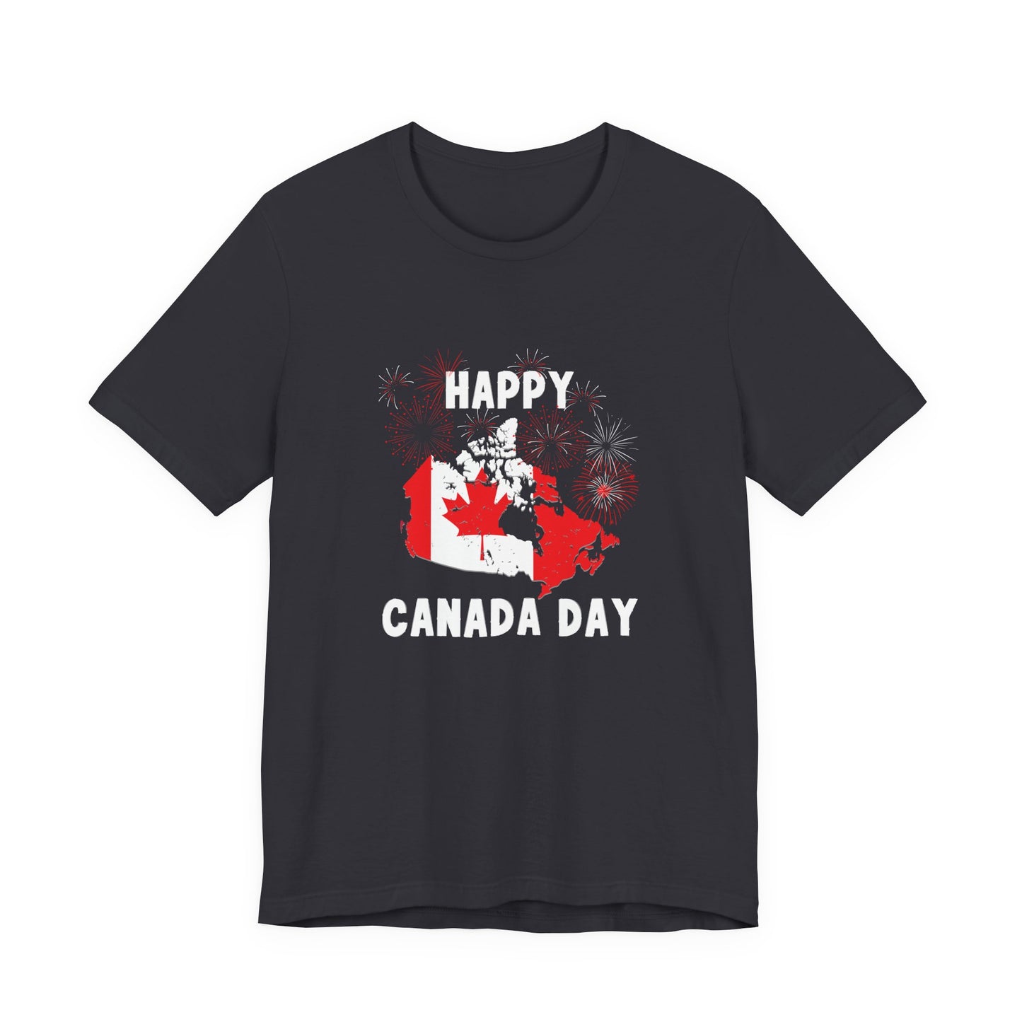 Happy Canada Day Fireworks Unisex Tee