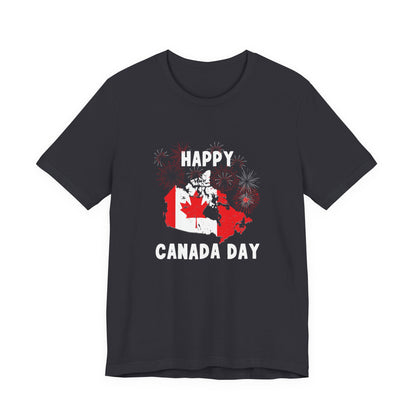 Happy Canada Day Fireworks Unisex Tee