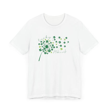 Make a wish Lucky Clover Relaxed fit Tee