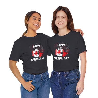 Happy Canada Day Fireworks Unisex Tee