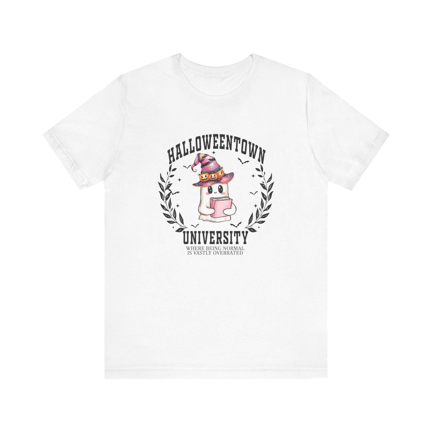 Halloweentown University Ghost Tee Cute, Quirky Proudly Not Normal Halloween T-Shirt, Unisex Tee, Perfect for Halloween Parties, Costume