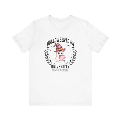 Halloweentown University Ghost Tee Cute, Quirky Proudly Not Normal Halloween T-Shirt, Unisex Tee, Perfect for Halloween Parties, Costume