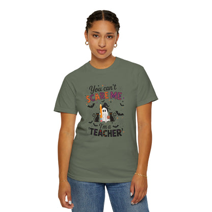 Spooky Teacher T-Shirt - Perfect for Halloween, Teacher Gifts, Classroom Party, Unisex Apparel, Fun Teaching Gear, Ghostly Humor