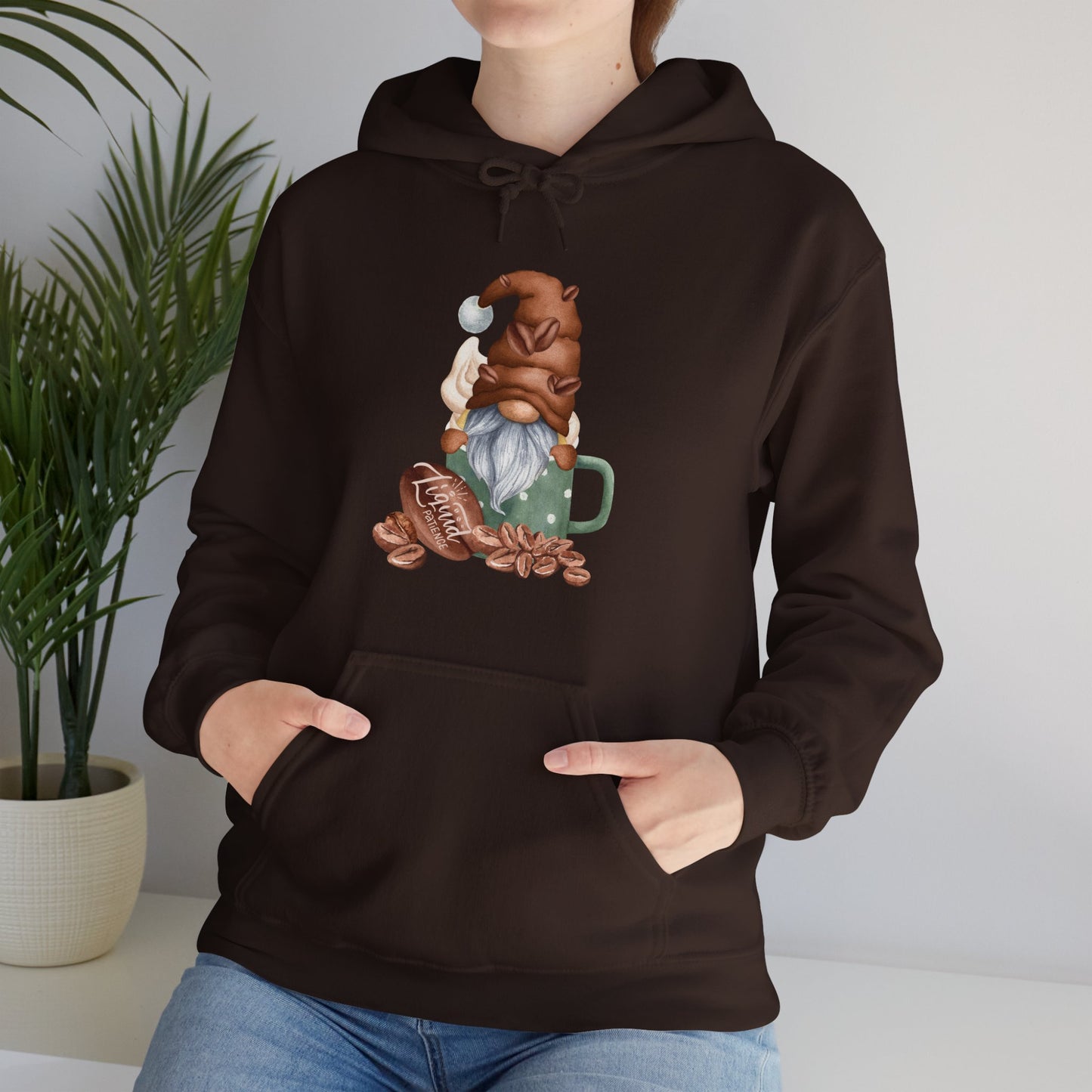 Coffee Gnome Unisex Hoodie, Cozy Sweatshirt for Coffee Lovers, Perfect Gift for Birthdays, Holidays, Gnome Merchandise, Cute Apparel