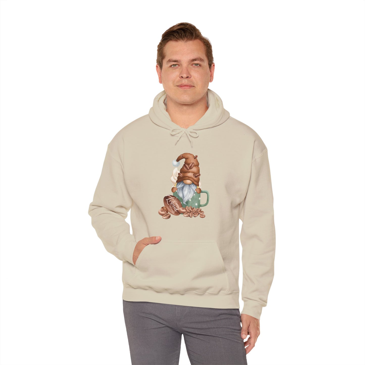 Coffee Gnome Unisex Hoodie, Cozy Sweatshirt for Coffee Lovers, Perfect Gift for Birthdays, Holidays, Gnome Merchandise, Cute Apparel
