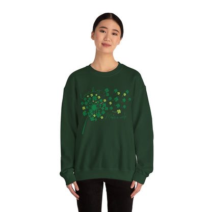 "Make a wish", Lucky Clover Sweatshirt