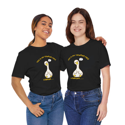 This Is My Thinking Face Funny Silly Goose Shirt