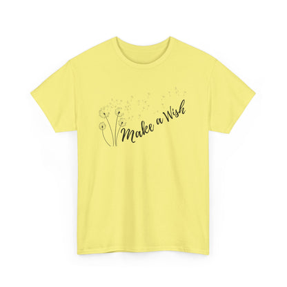 Make a Wish T-shirt, dandelion seeds tee