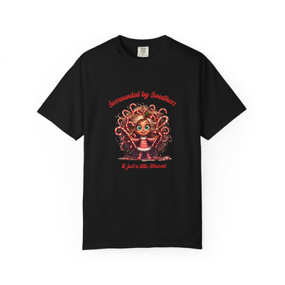 Sweet but Stressed Tee – Candy Cane Chaos in Style!