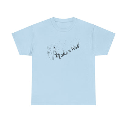 Make a Wish T-shirt, dandelion seeds tee