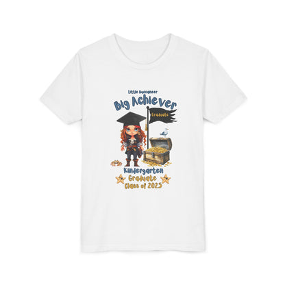 Little Buccaneer, Big Achiever! Kindergarten Graduate Tee – Girl Pirate, Class of 2025 Big Achiever Kindergarten Grad Shirt | Fun School Celebration Apparel, Kid's Graduation Gift, [...]