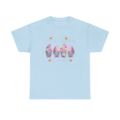 "Bee Kind, Grow Flowers, Be Gnome-tastic" Cute Garden Gnomes