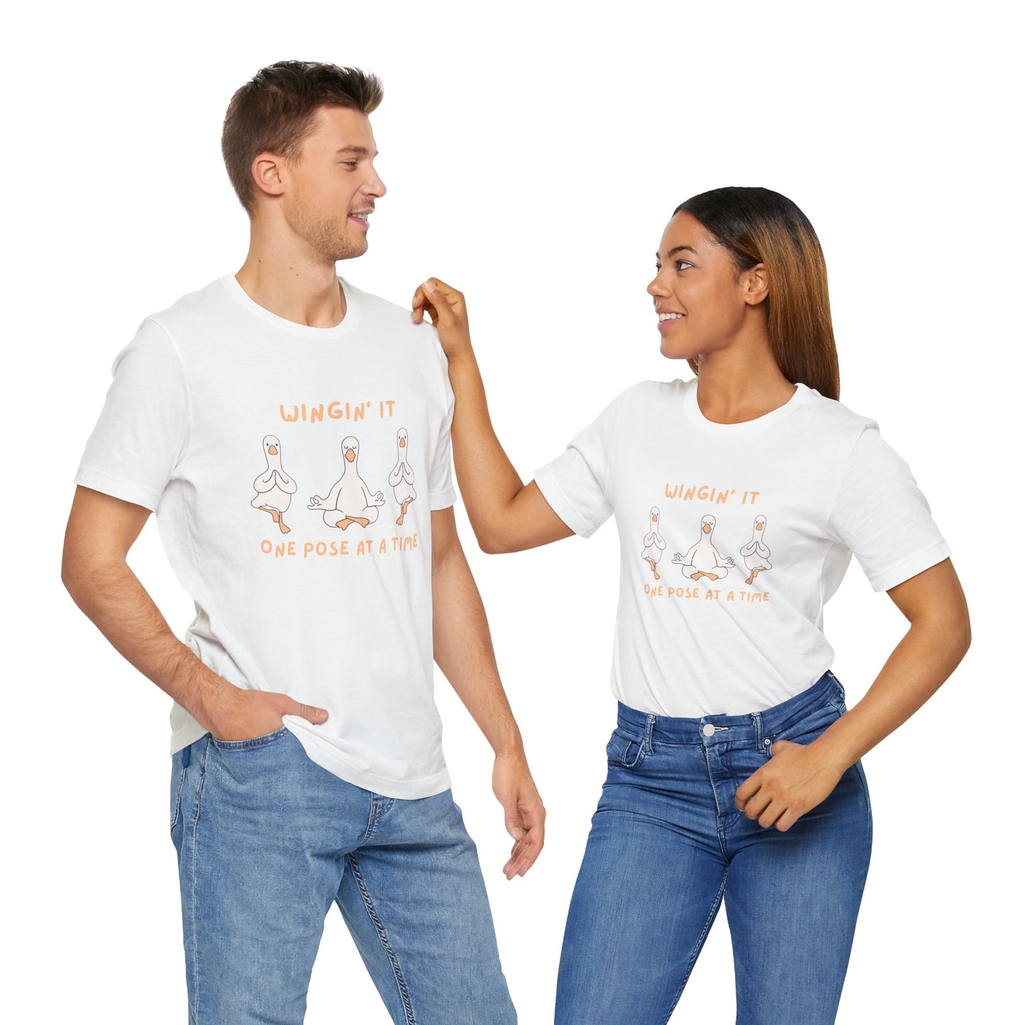 Winging It one pose at a time Silly Goose Tee