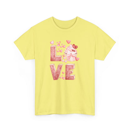 Stacked "Love" Cupcake Tee