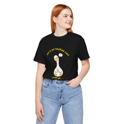 This Is My Thinking Face Funny Silly Goose Shirt