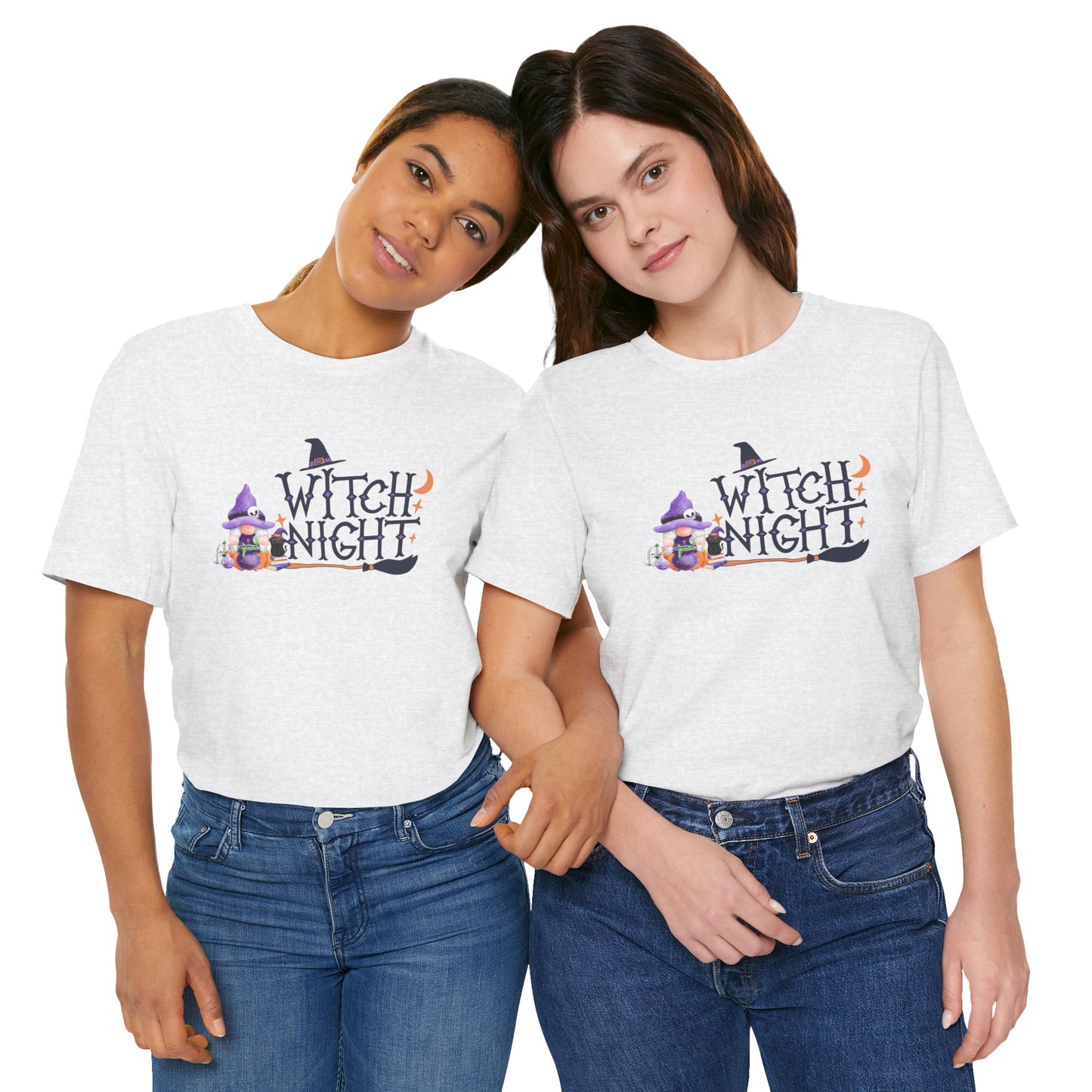Witch Night Gnome Tee Spooky, Whimsical, and Full of Charm T-Shirt