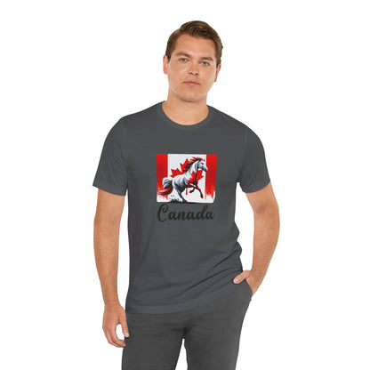 Galloping Proud: Canadian Horse Unisex Tee