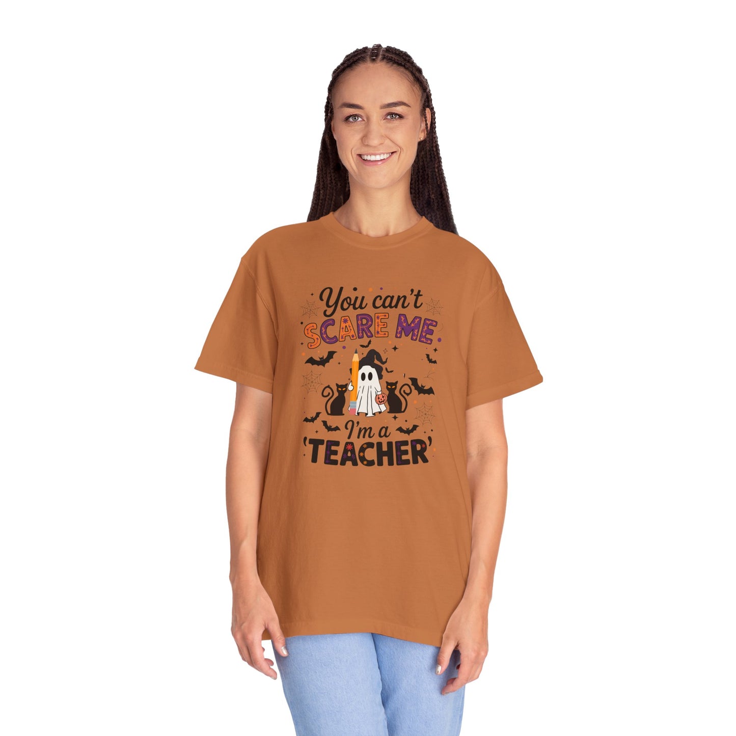 Spooky Teacher T-Shirt - Perfect for Halloween, Teacher Gifts, Classroom Party, Unisex Apparel, Fun Teaching Gear, Ghostly Humor