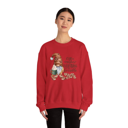 "Coffee Makes Everything Possible" Sweater