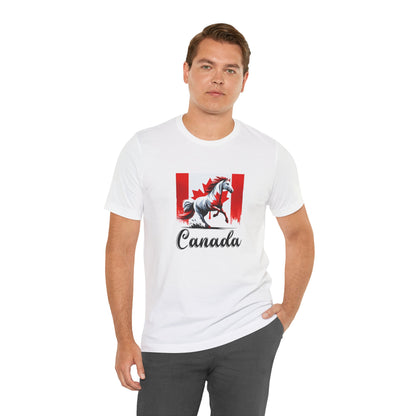 Galloping Proud: Canadian Horse Unisex Tee