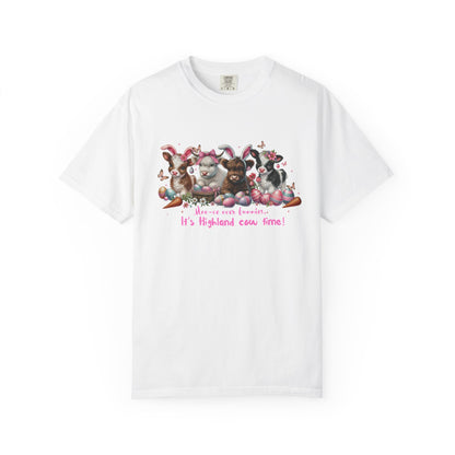 Moo-ve over Bunnies "It's Highland Cow Time!" | Unisex Tee