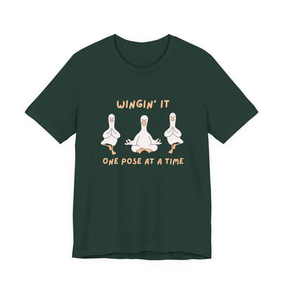 Winging It one pose at a time Silly Goose Tee