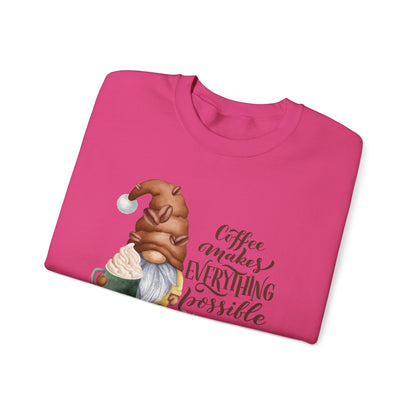 "Coffee Makes Everything Possible" Sweater