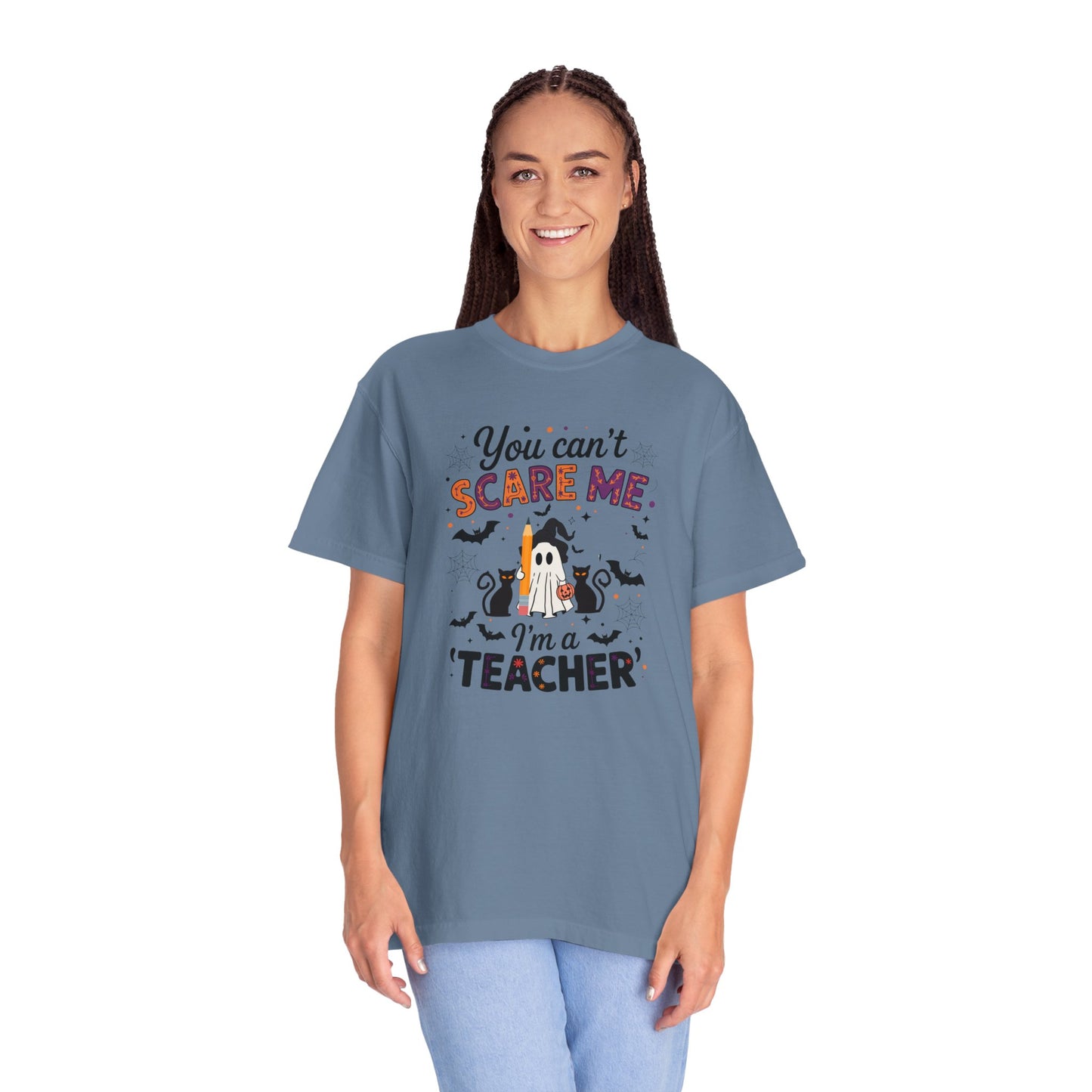 Spooky Teacher T-Shirt - Perfect for Halloween, Teacher Gifts, Classroom Party, Unisex Apparel, Fun Teaching Gear, Ghostly Humor