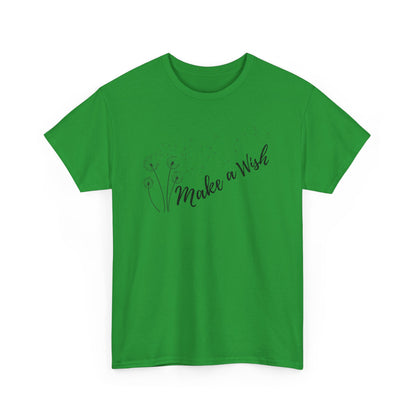 Make a Wish T-shirt, dandelion seeds tee