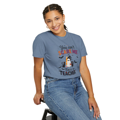 Spooky Teacher T-Shirt - Perfect for Halloween, Teacher Gifts, Classroom Party, Unisex Apparel, Fun Teaching Gear, Ghostly Humor