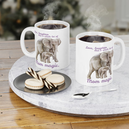Elephant Love Mug - Mom Magic Ceramic Mug