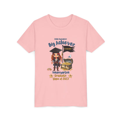 Little Buccaneer, Big Achiever! Kindergarten Graduate Tee – Girl Pirate, Class of 2025 Big Achiever Kindergarten Grad Shirt | Fun School Celebration Apparel, Kid's Graduation Gift, [...]