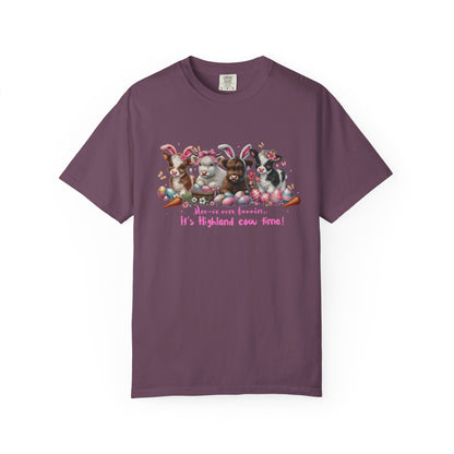 Moo-ve over Bunnies "It's Highland Cow Time!" | Unisex Tee