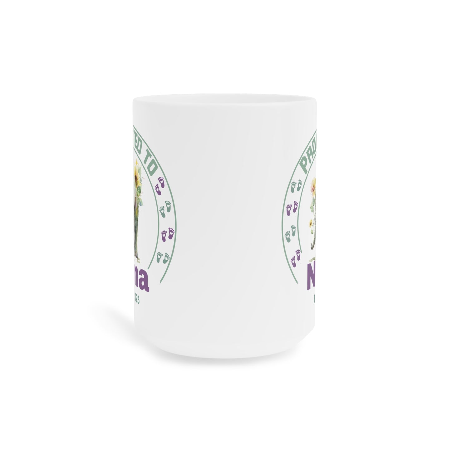 Elephant Promoted to Nona, Grandma Mug