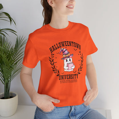 Halloweentown University Ghost Tee Cute, Quirky Proudly Not Normal Halloween T-Shirt, Unisex Tee, Perfect for Halloween Parties, Costume