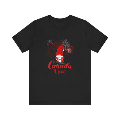 Canada Fireworks Gnome Graphic Classic fit Tee