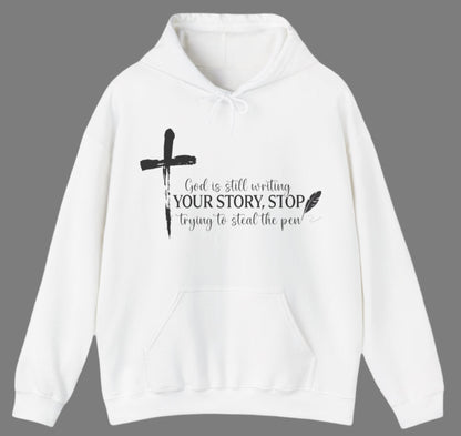 God is Still Writing Your Story Cozy Sweatshirt
