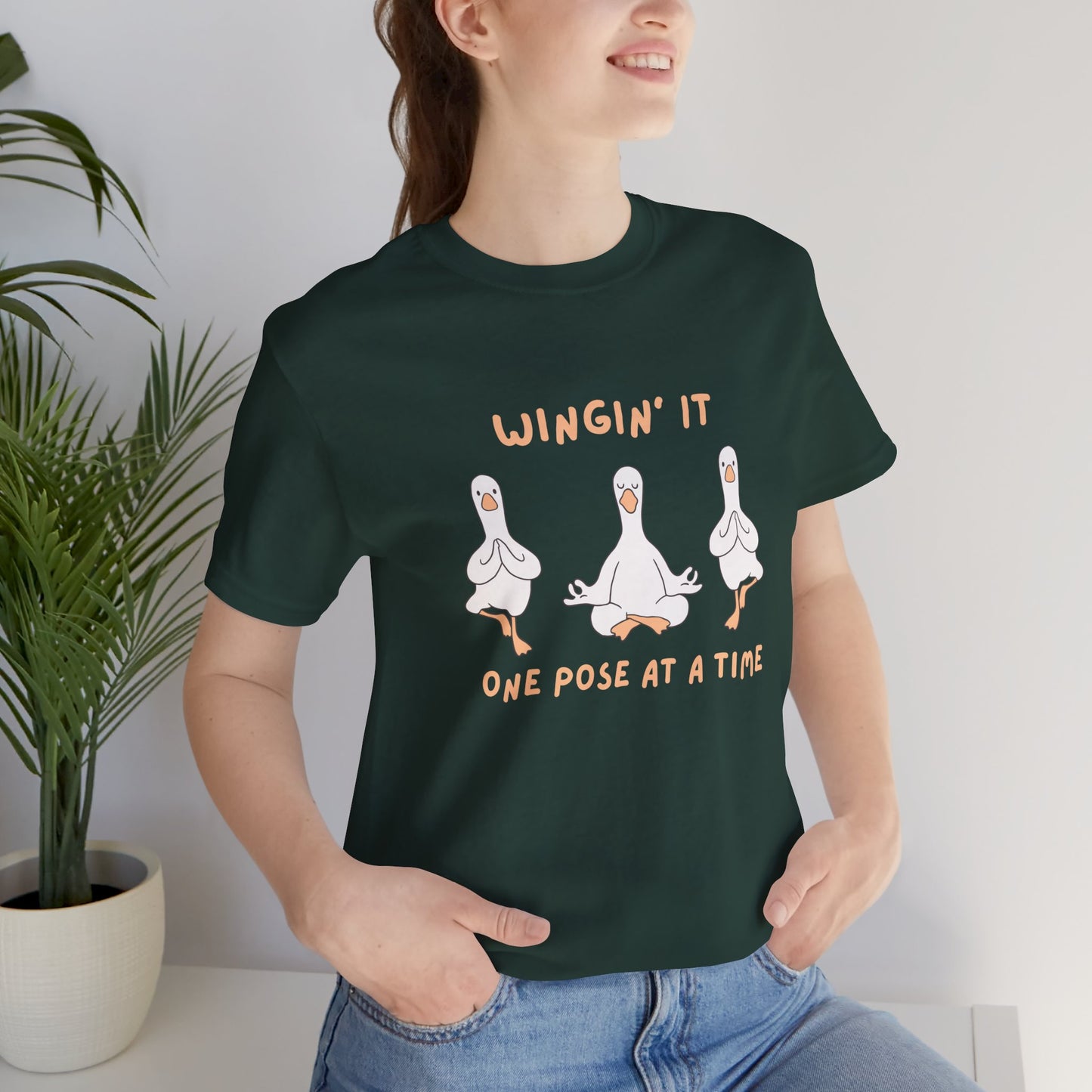 Winging It one pose at a time Silly Goose Tee