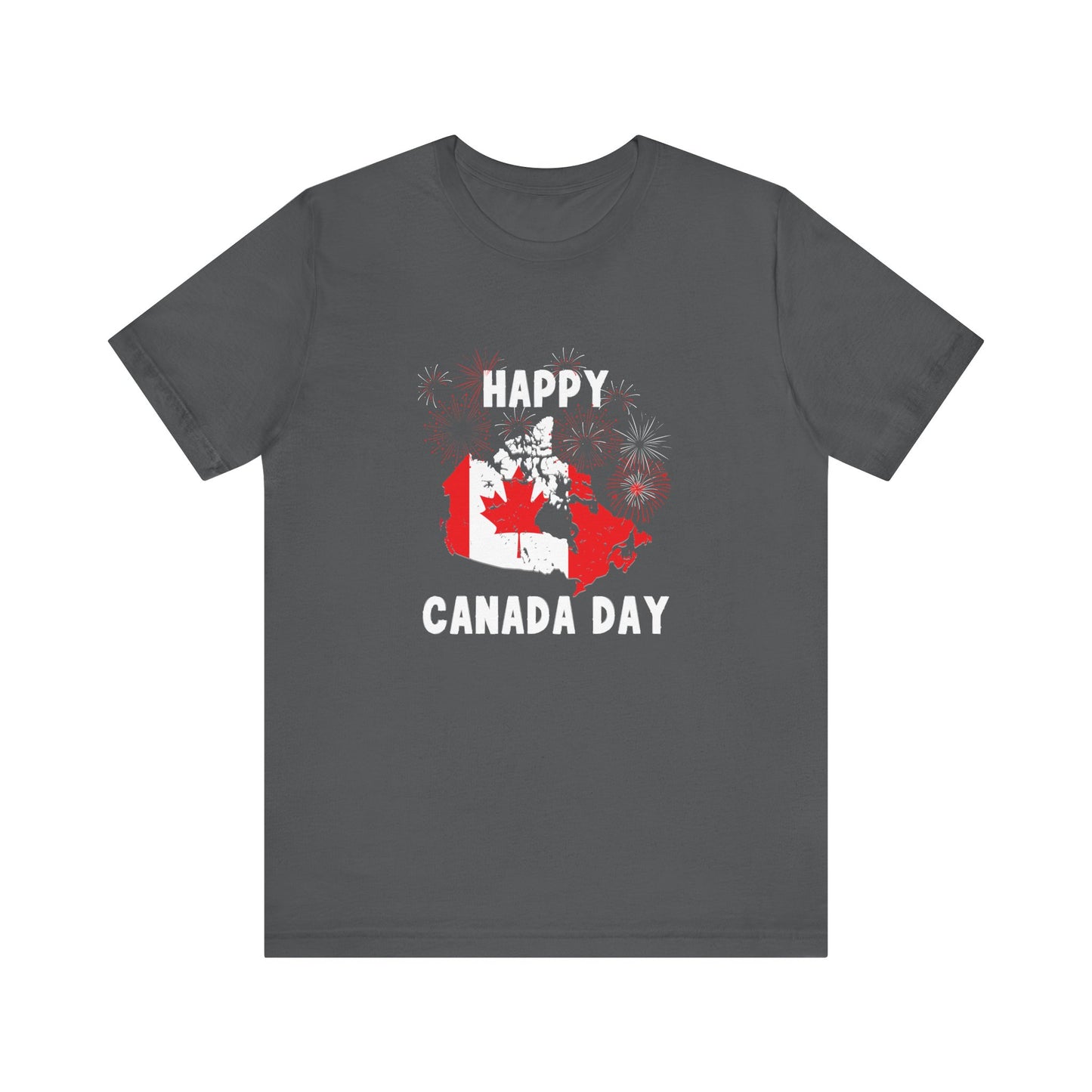 Happy Canada Day Fireworks Unisex Tee