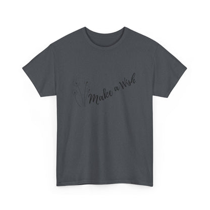 Make a Wish T-shirt, dandelion seeds tee