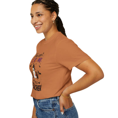 Spooky Teacher T-Shirt - Perfect for Halloween, Teacher Gifts, Classroom Party, Unisex Apparel, Fun Teaching Gear, Ghostly Humor